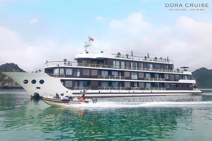 Dora Cruise: 3-Day Luxury Halong & Lan Ha Bay Cruise with Private Balcony Cabins photo 1
