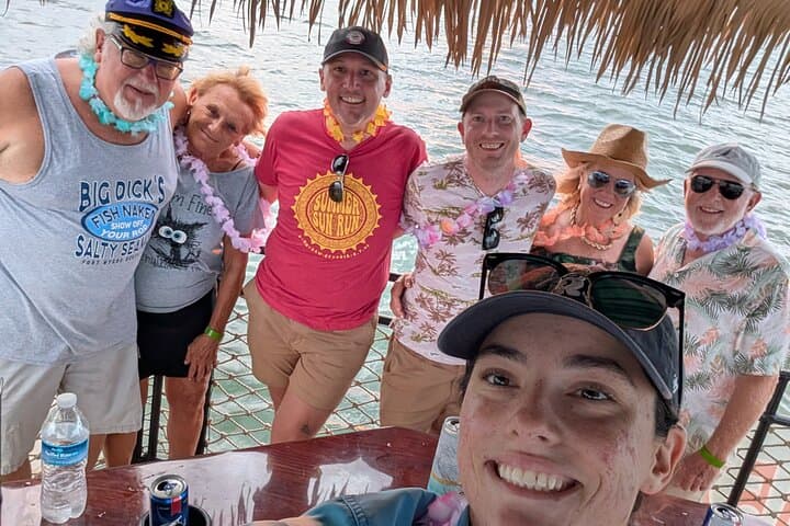 Private Tiki Pub Dolphin Cruise in Fort Myers Beach — 2-Hour Bay Adventure with Waterslide photo 2