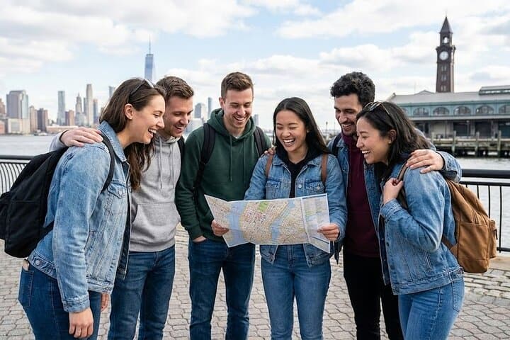 Hoboken Harbor & History Scavenger Hunt — Self-Guided Waterfront Walking Adventure