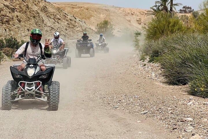 Agafay Desert Adventure: Quad Biking, Sunset Camel Ride & Moroccan Dinner