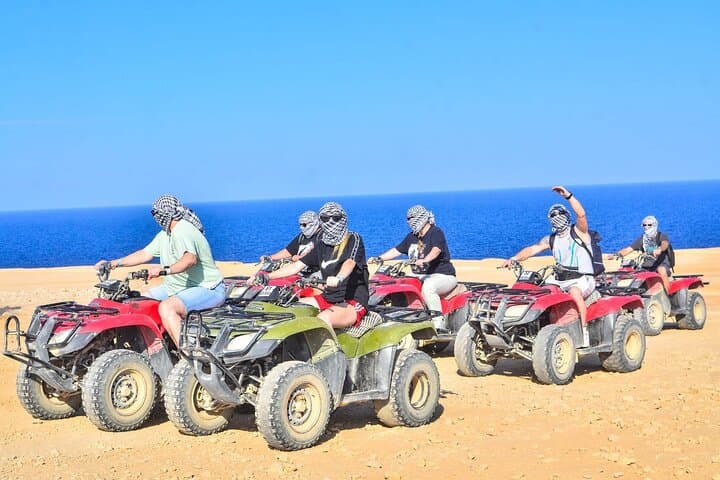 Makadi Bay Quad Bike Coastal Adventure with Camel Ride