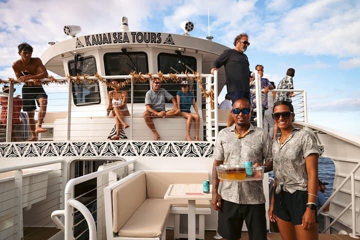 Lady Kailani Sunset Catamaran Cruise — Kauai South Shore Dinner & Whale Watching photo 1