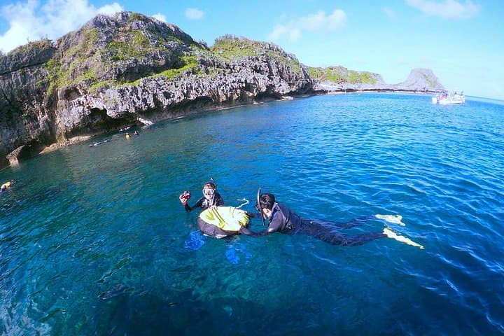 Blue Cave Snorkeling in Onna Village — Okinawa Boat Tour to Cape Maeda photo 1