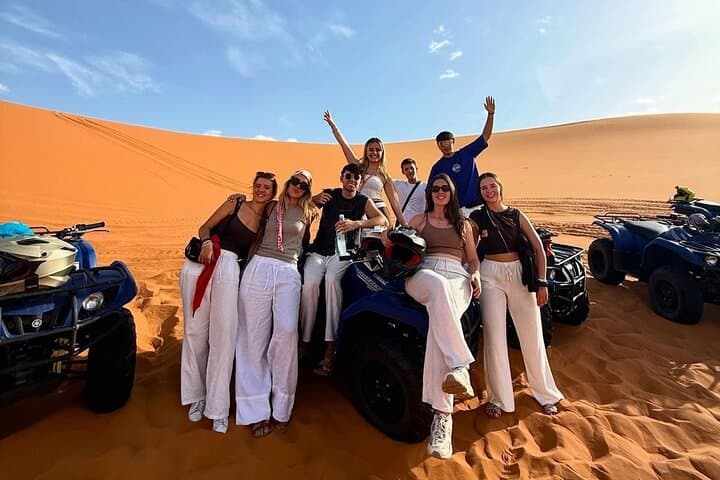 Red Sand Desert Quad Biking and Camel Heritage Adventure near Riyadh