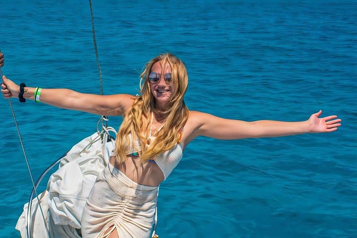 Sail, Snorkel and Sunset: Isla Mujeres Catamaran from Costa Mujeres photo 1