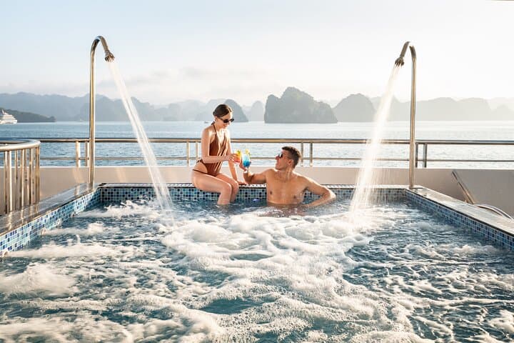 Ha Long Bay Luxury Day Cruise from Hanoi — Sung Sot Cave, Ti Top & Kayaking photo 1