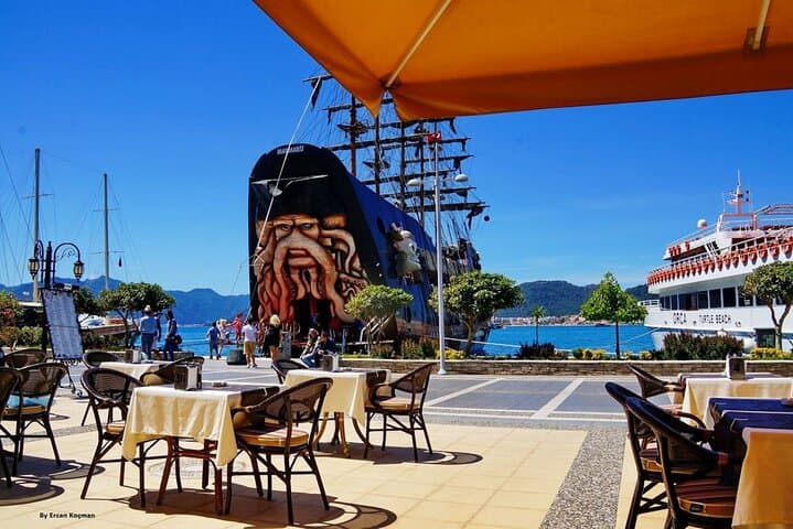 Marmaris Pirate Boat Adventure: Full-Day Cruise with BBQ & Swimming Stops