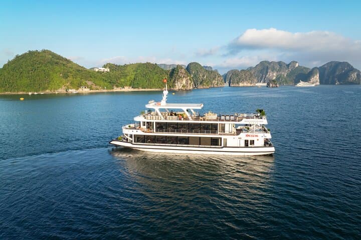 Ha Long Bay Luxury Hercules Grand Cruise — Day Trip from Hanoi with Kayaking & Buffet photo 2