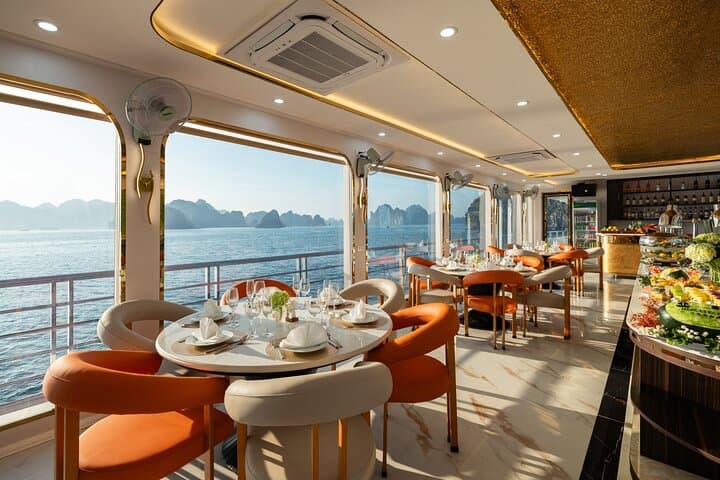 Ha Long Bay Luxury Hercules Grand Cruise — Day Trip from Hanoi with Kayaking & Buffet photo 4
