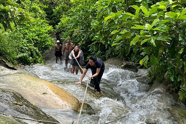Bua Tong Sticky Waterfall and Grand Blue Temple Day Tour from Chiang Mai