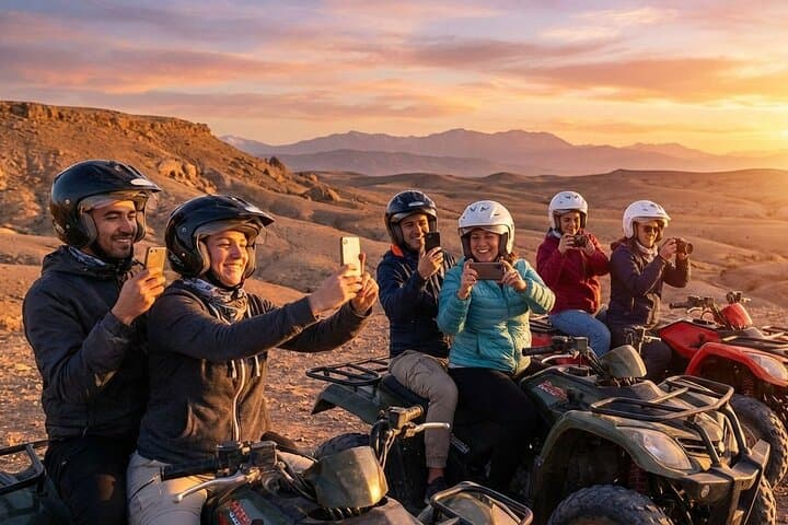 Agafay Desert Quad & Camel Experience with Dinner Show — Marrakech Evening Adventure