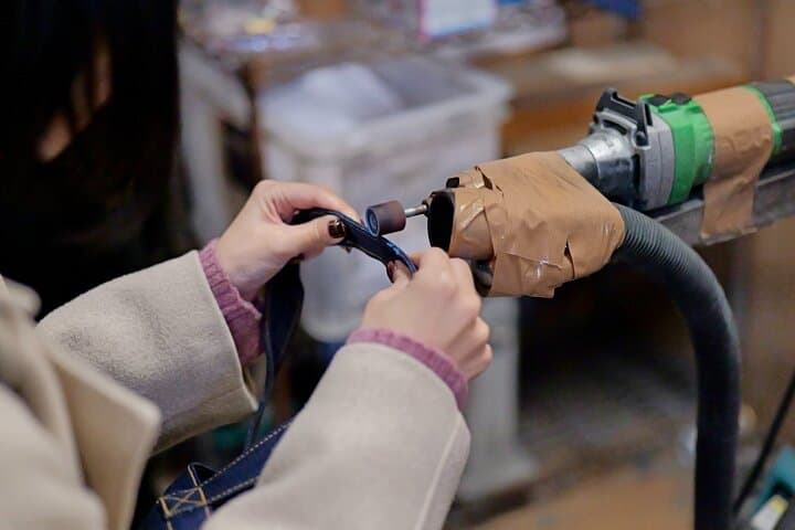 Kojima Denim Factory Tour & Hands-On Tote Workshop in Kurashiki photo 6