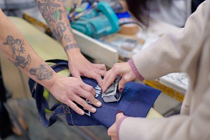 Kojima Denim Factory Tour & Hands-On Tote Workshop in Kurashiki photo 2