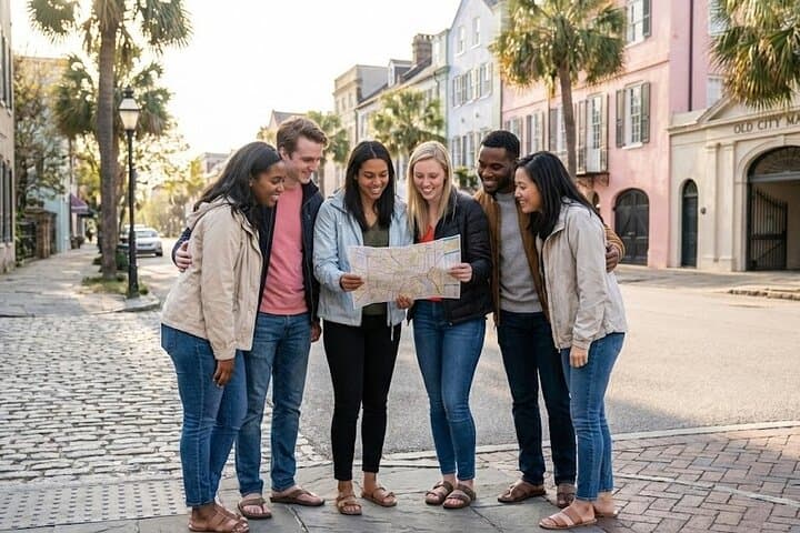 Charleston Scavenger Hunt: Castles, Cannons & College Campus Adventure
