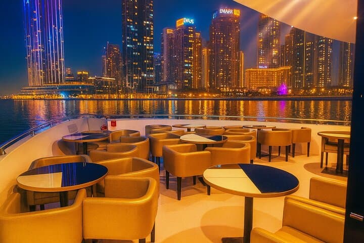 Dubai Canal Luxury Dinner Cruise: Evening Buffet & Skyline Views photo 4