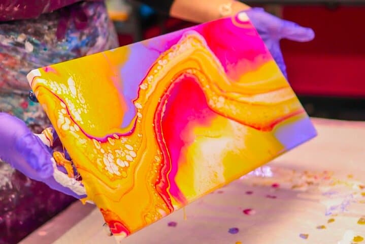 Create a 10x20 Fluid Art Piece: Fort Lauderdale Instructor-Led Studio Session photo 3