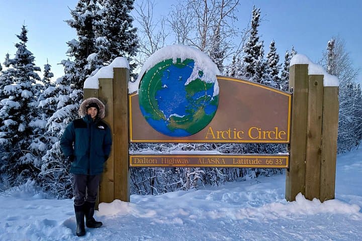 Arctic Circle Winter Road Tour from Fairbanks — Dalton Highway Northern Lights Chase photo 1