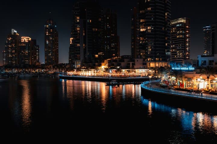 Dubai Marina Dhow Cruise Dinner: 90‑Minute Skyline Cruise with Buffet & Tanoura Show photo 3