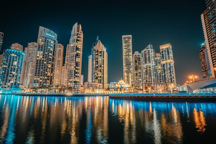 Dubai Marina Dhow Cruise Dinner: 90‑Minute Skyline Cruise with Buffet & Tanoura Show photo 4