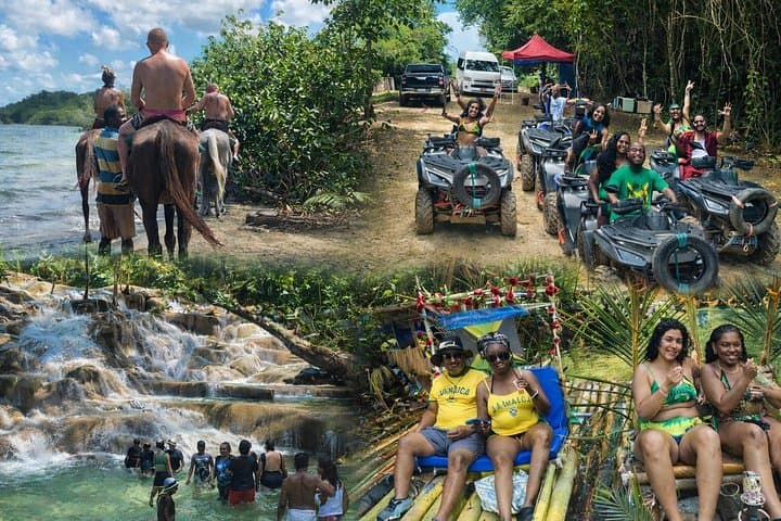 Two-Day Montego Bay Adventure: ATV, Bamboo Rafting, Horseback & Dunns River Falls