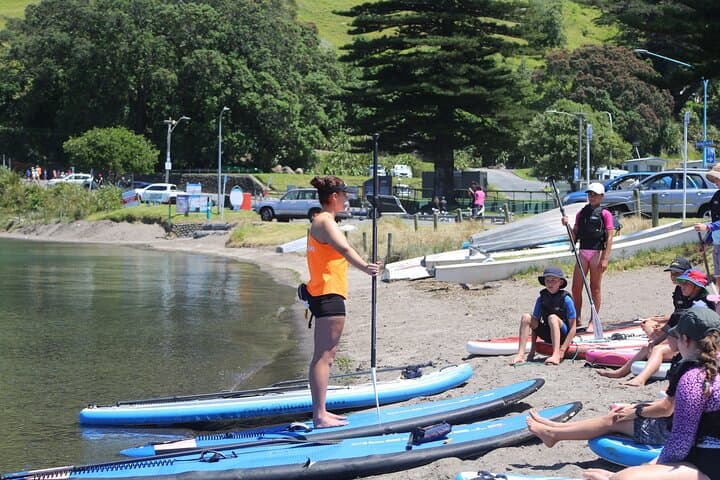 Stand-Up Paddleboard Lesson at Mount Maunganui with Māori Instructors