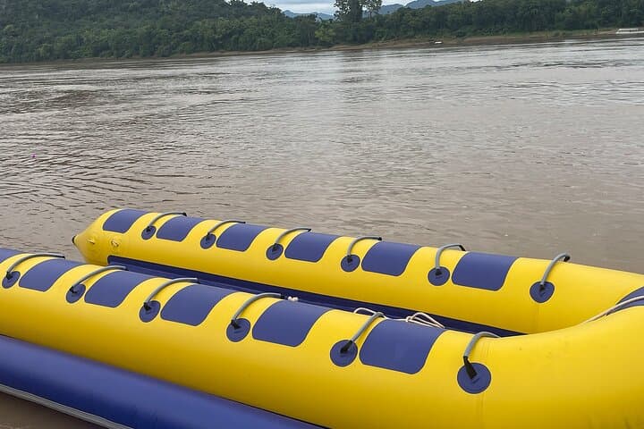 Luang Prabang Mekong Speedboat Towing: Flying Fish, Tornado & Banana Boat Rides photo 2