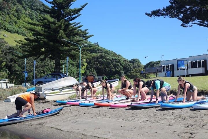 Stand-Up Paddle Board Adventure on Mount Maunganui with Māori Guides