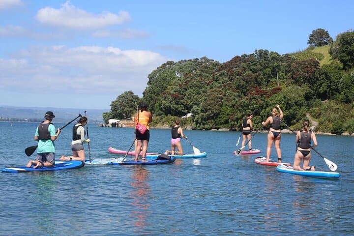 Stand-Up Paddle Board Adventure on Mount Maunganui with Māori Guides photo 3