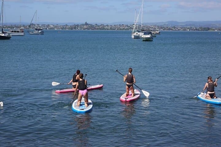 Stand-Up Paddle Board Adventure on Mount Maunganui with Māori Guides photo 2