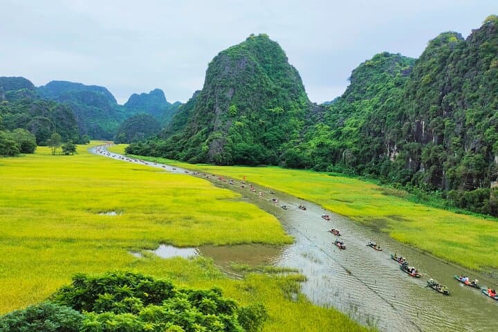 Hoa Lu & Tam Coc Full-Day: Ancient Temples, Bamboo Boat Ride & Countryside Cycling photo 6