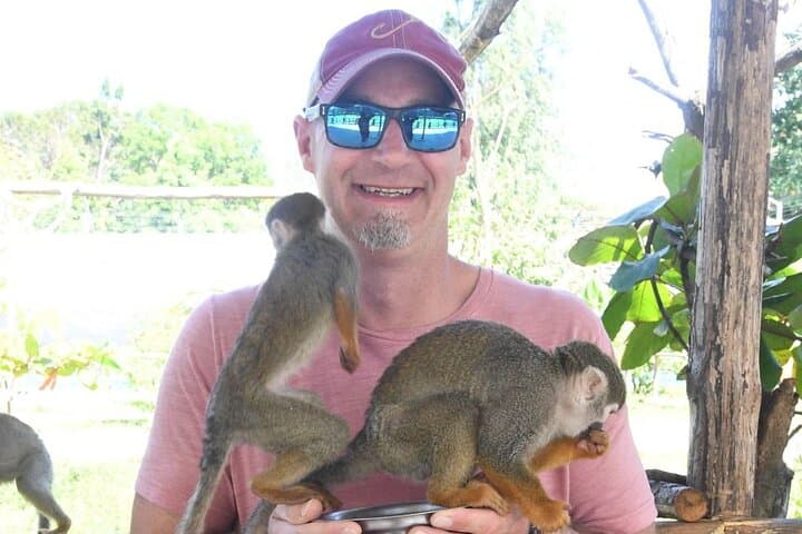 Squirrel Monkey Sanctuary Visit from Amber Cove — Ethical Encounters in Puerto Plata photo 3