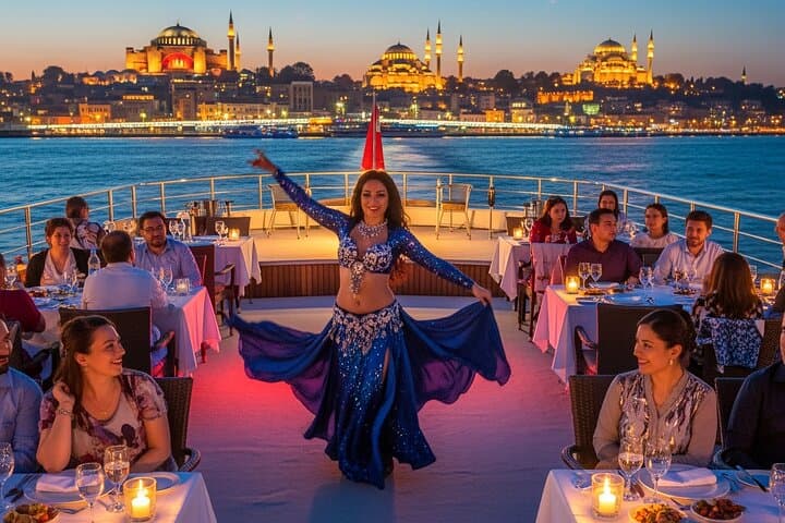 Bosphorus Night Cruise: Dinner, Turkish Night Show & Illuminated Istanbul photo 3