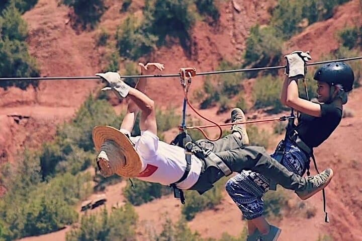 Zipline Over the Atlas: Morning Flight and Argan Breakfast from Marrakech