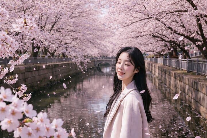 Jinhae Cherry Blossom Shuttle from Seoul or Busan — Jinhae Gunhangje Festival Day Trip