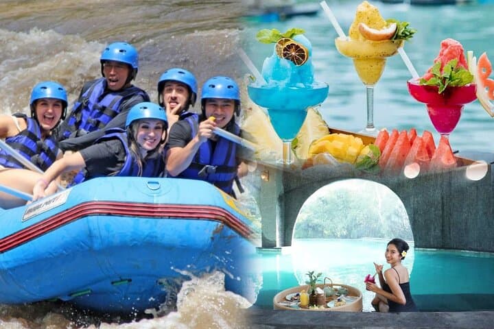 Ayung River Rafting in Ubud with Telaga Singa Infinity Pool