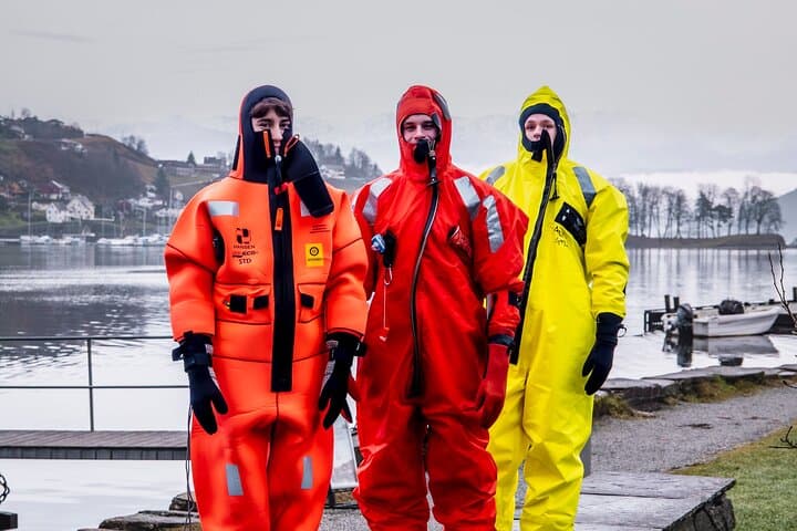 Winter Fjord Floating in Norheimsund: Immersion Suit Experience on Hardangerfjord photo 6