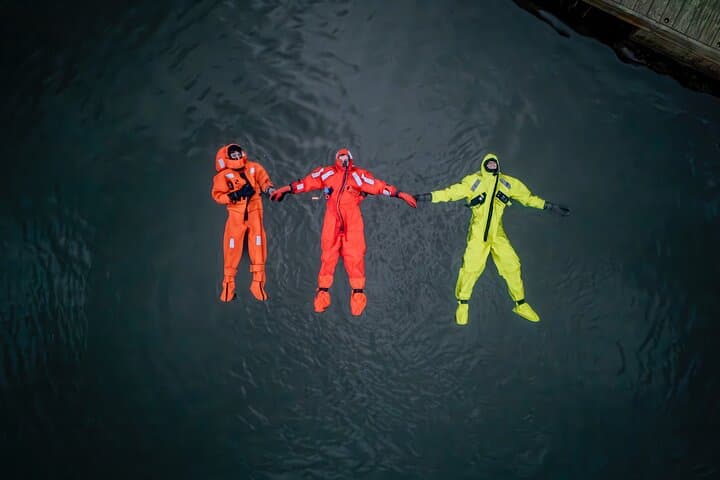 Winter Fjord Floating in Norheimsund: Immersion Suit Experience on Hardangerfjord photo 4