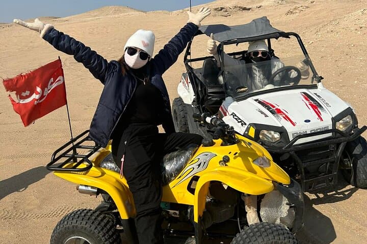 Kuwait Desert Quadbiking for Two — ATV Dune Tour & Camel Encounters photo 2