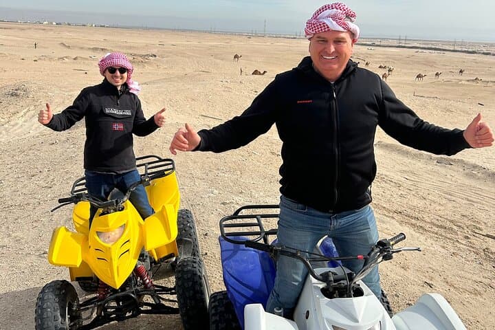 Kuwait Desert Quadbiking for Two — ATV Dune Tour & Camel Encounters photo 5