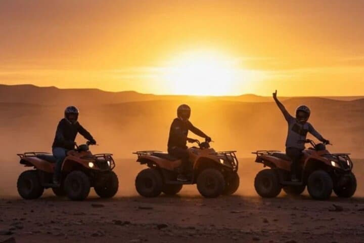 Agafay Desert Quad & Camel Sunset with Berber Dinner and Fire Show from Marrakech photo 2