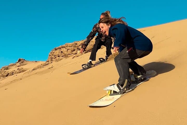 Timlalin Dunes Sandboarding Near Agadir — Ocean-View Sandboard Experience