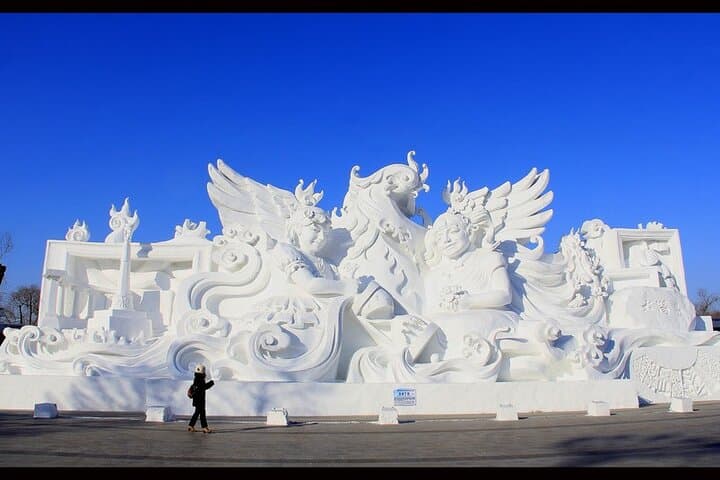 Harbin Private Day Tour: Sun Island Snow Sculptures & Ice and Snow World Experience photo 5