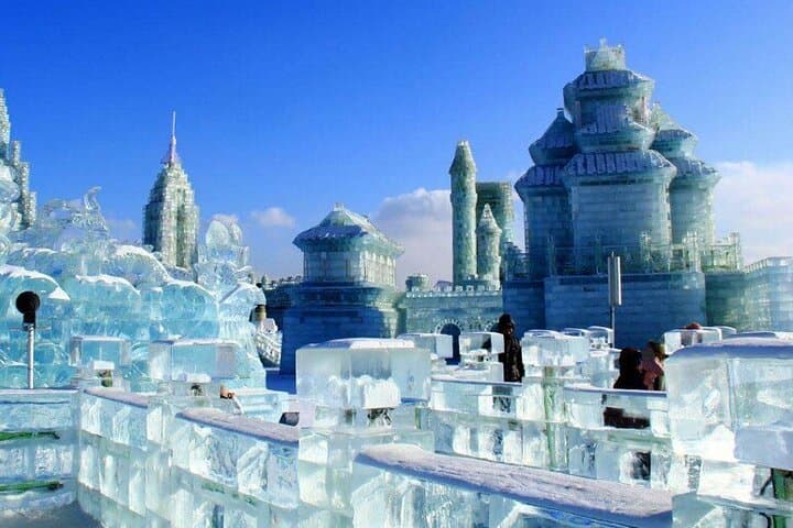 Harbin Private Day Tour: Sun Island Snow Sculptures & Ice and Snow World Experience photo 2