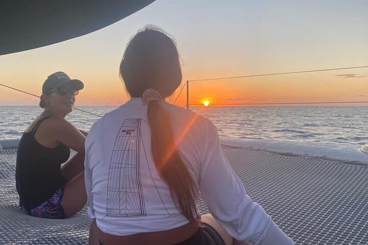 Private Sunset Sail in Raiatea: Catamaran Cruise with Bora Bora Views photo 2