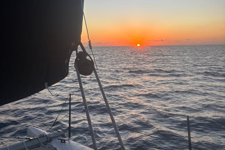 Private Sunset Sail in Raiatea: Catamaran Cruise with Bora Bora Views photo 3