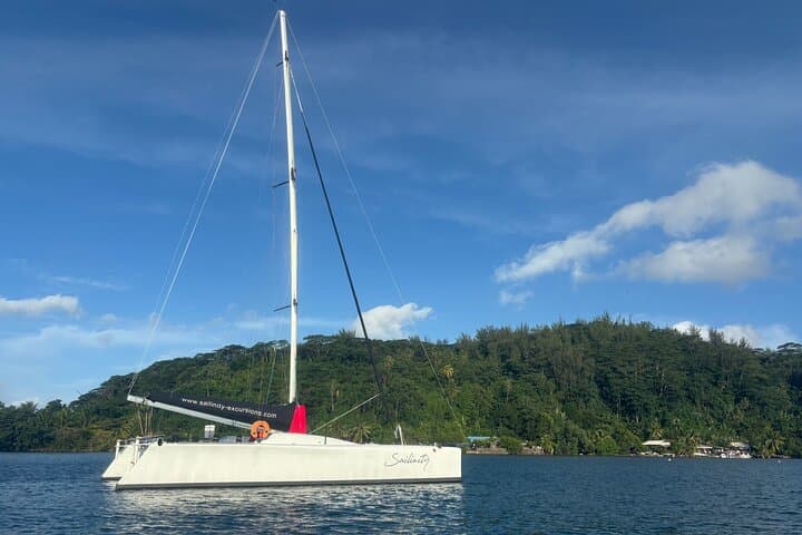 Private Sunset Sail in Raiatea: Catamaran Cruise with Bora Bora Views photo 4