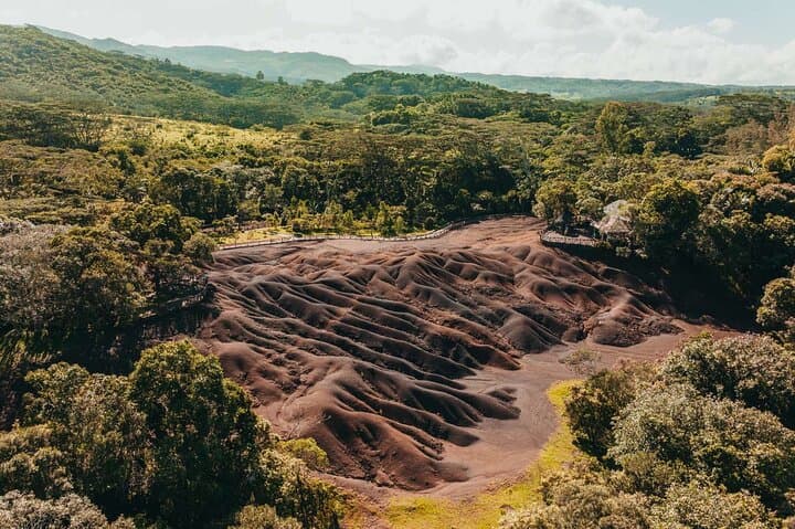 Colourful South of Mauritius: Chamarel, Seven Coloured Earths & Grand Bassin Day Tour