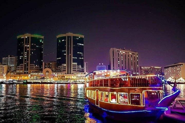 Dubai Creek Dhow Cruise Dinner: Historic Night Cruise with Buffet & Tanoura Show photo 3