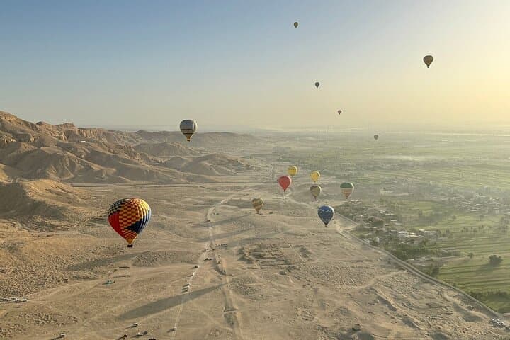Luxor Hot Air Balloon Sunrise and Desert Quad Safari
