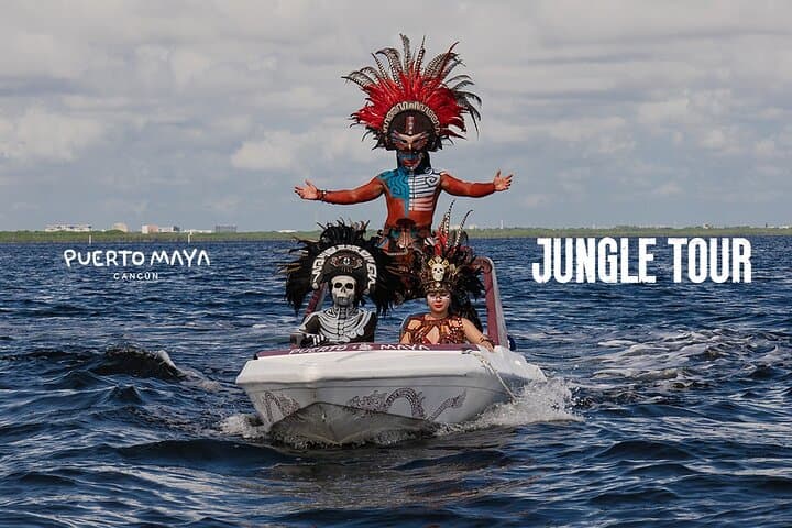 Cancun Reef Snorkeling & Jungle Speedboat Adventure with Mayan Ceremony photo 6